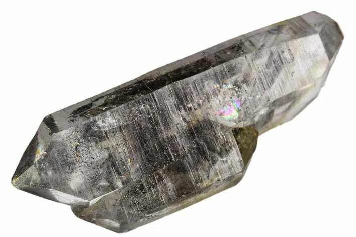 Double-Terminated Smoky Quartz Crystal - Tibet #109604
